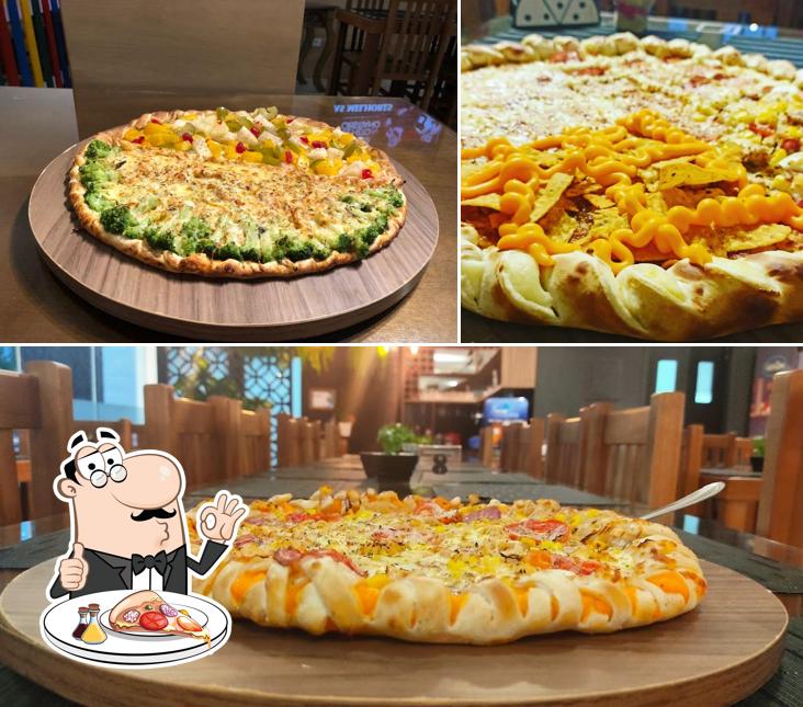 Escolha diversos estilos de pizza