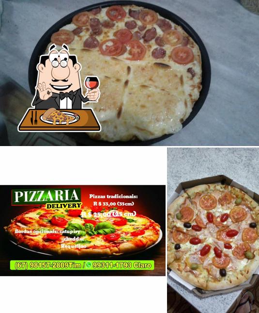 Escolha pizza no Pizzaria Delivery