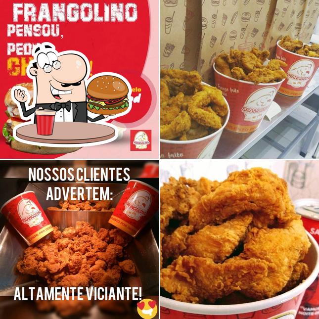 Hambúrguer em Frangolino