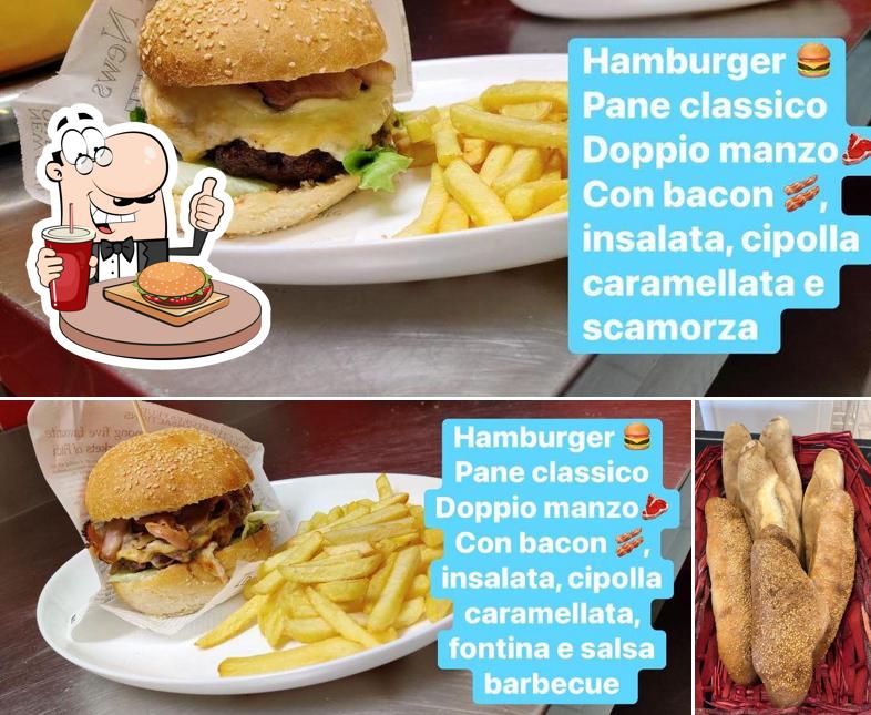 Prenditi un hamburger a Pizzeria MelaGusto