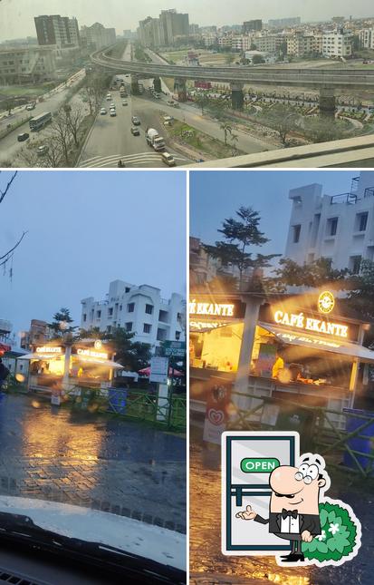 Check out how Café Ekante looks outside