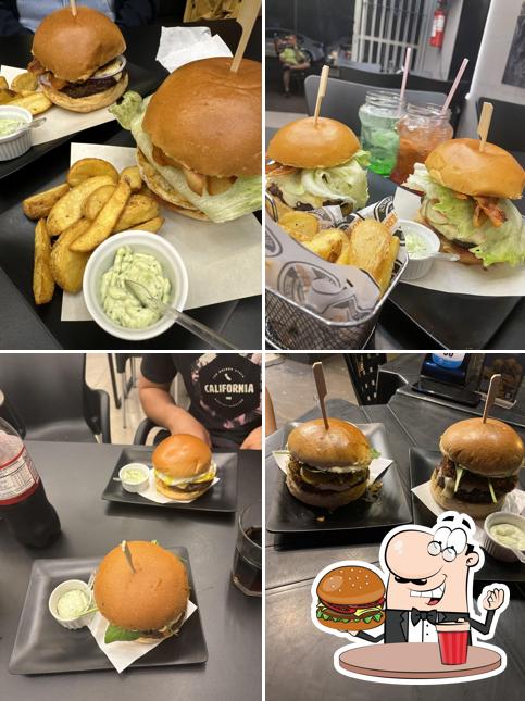 Delicie-se com um hambúrguer no PAOK Hamburgueria