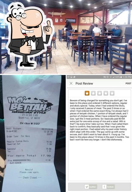 Mo' Bettahs Hawaiian Style Food, 273 W 500 S in Bountiful - Restaurant ...