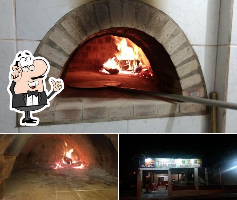 O interior do Tele Pizzas Bolzzano