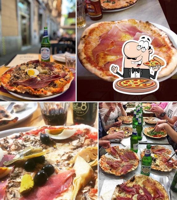 Scegli tra le molte varianti di pizza
