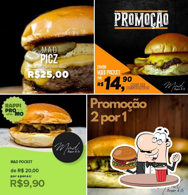 Consiga um hambúrguer no The Mighty Burger