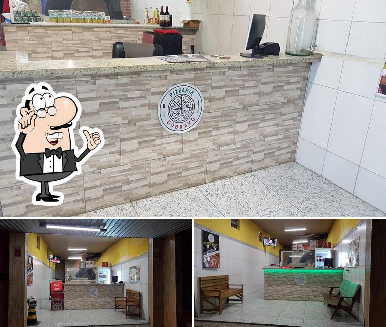 O interior do Pizzaria doBravo