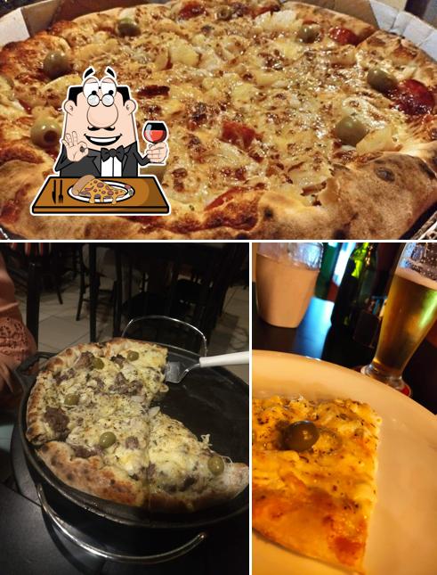 Escolha pizza no Santa Pizza Paranavaí