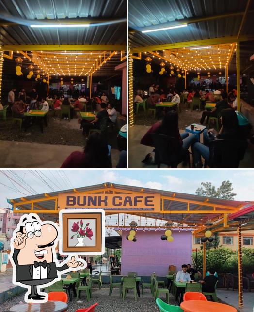 The interior of Bunk cafe (UPES)