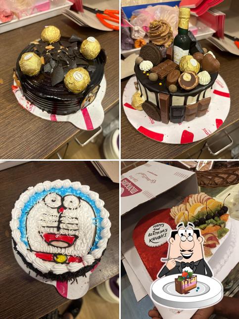Chocolate cake at Monginis Cake Shop