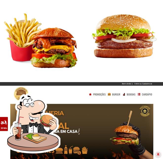 Hambúrguer em Demedeiros Gourmet