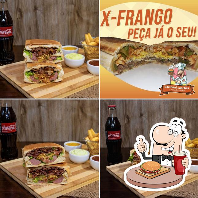 Consiga um hambúrguer no Nacional Lanches