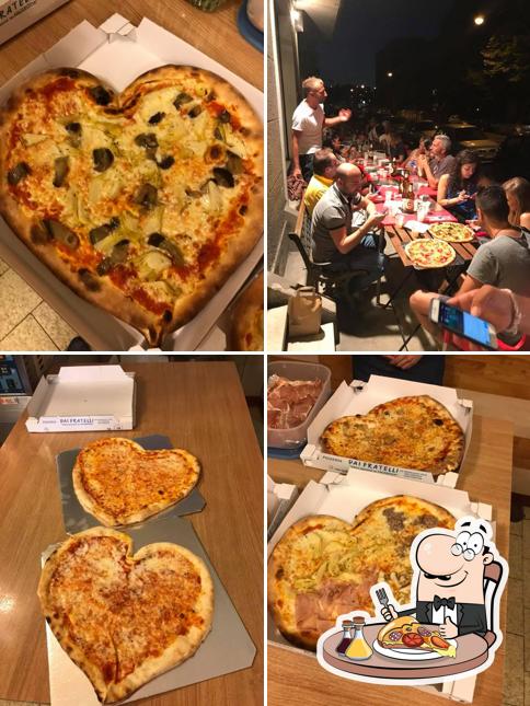 A Pizzeria D'asporto Dai Fratelli Bologna, puoi ordinare una bella pizza