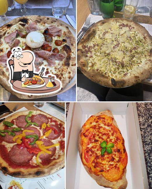 Prenez différents genres de pizzas