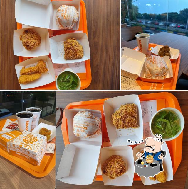 Food at Popeyes - Famous Louisiana Chicken