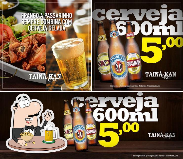 Você pode tomar um copo de cerveja leve ou escura