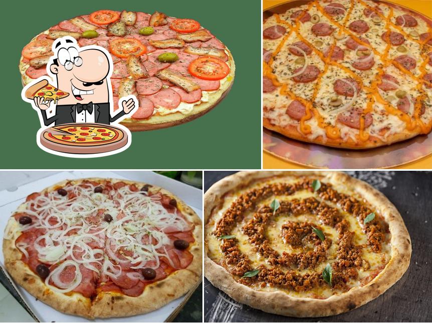 Escolha pizza no JG PIZZA