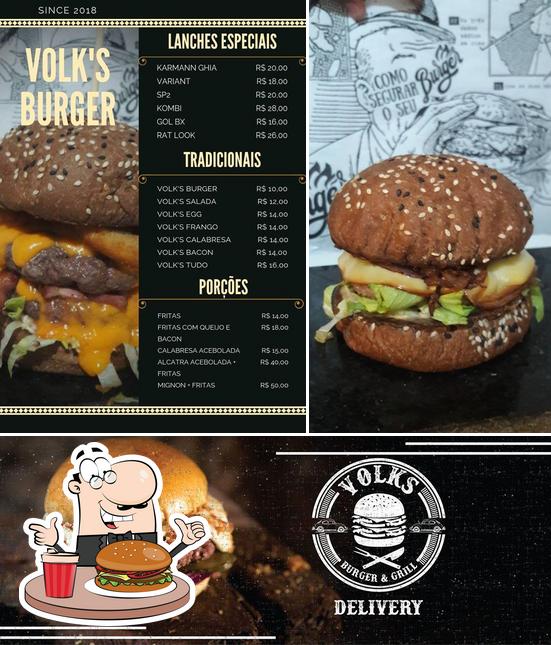 Os hambúrgueres do Volks Burger irão saciar uma variedade de gostos