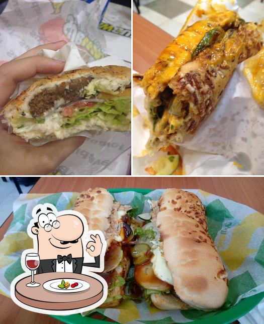 Comida em Subway