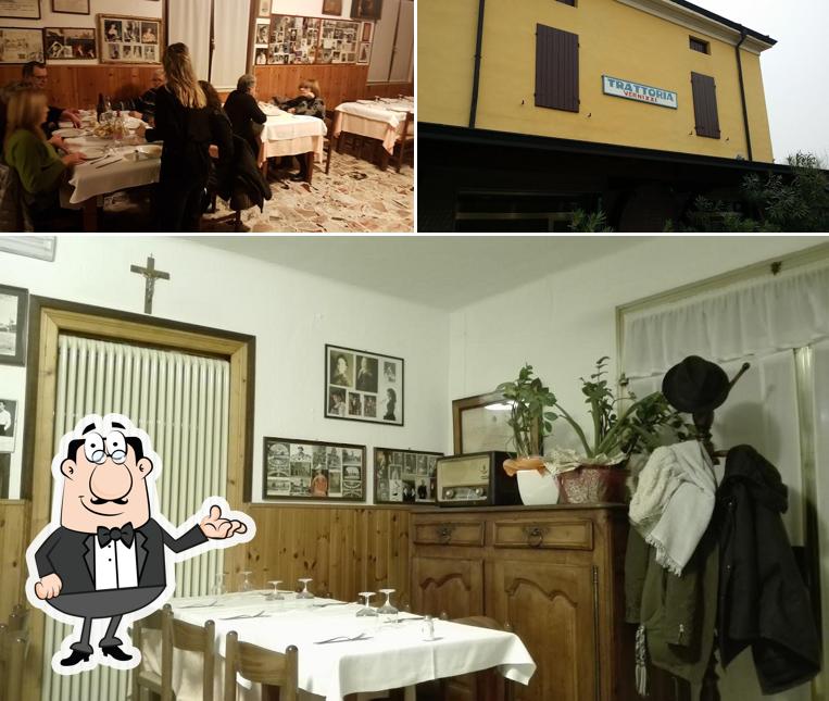 Gli interni di Trattoria Vernizzi