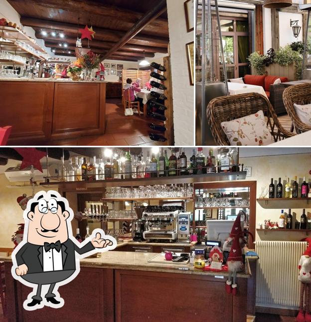 Gli interni di Osteria Casa di Campagna