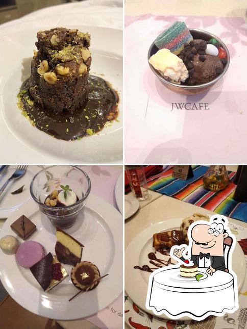 JW Cafe serves a number of sweet dishes