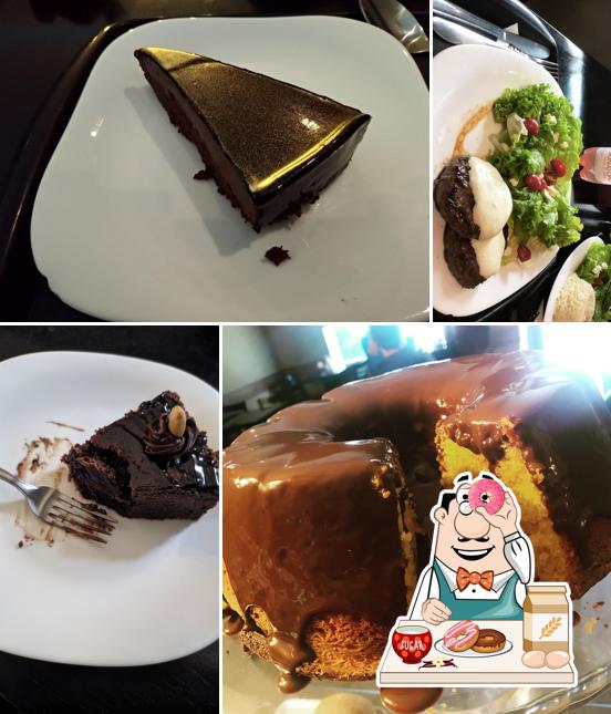 Contém Café provê uma gama de pratos doces