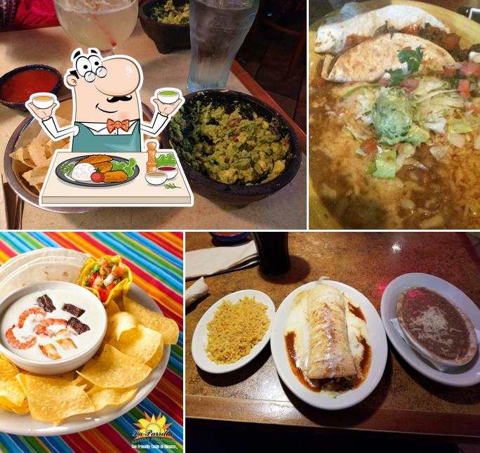 Meals at La Parrilla Mexican Restaurant