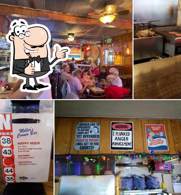 Miller's Corner Bar and Grill in Columbia Heights Restaurant menu and