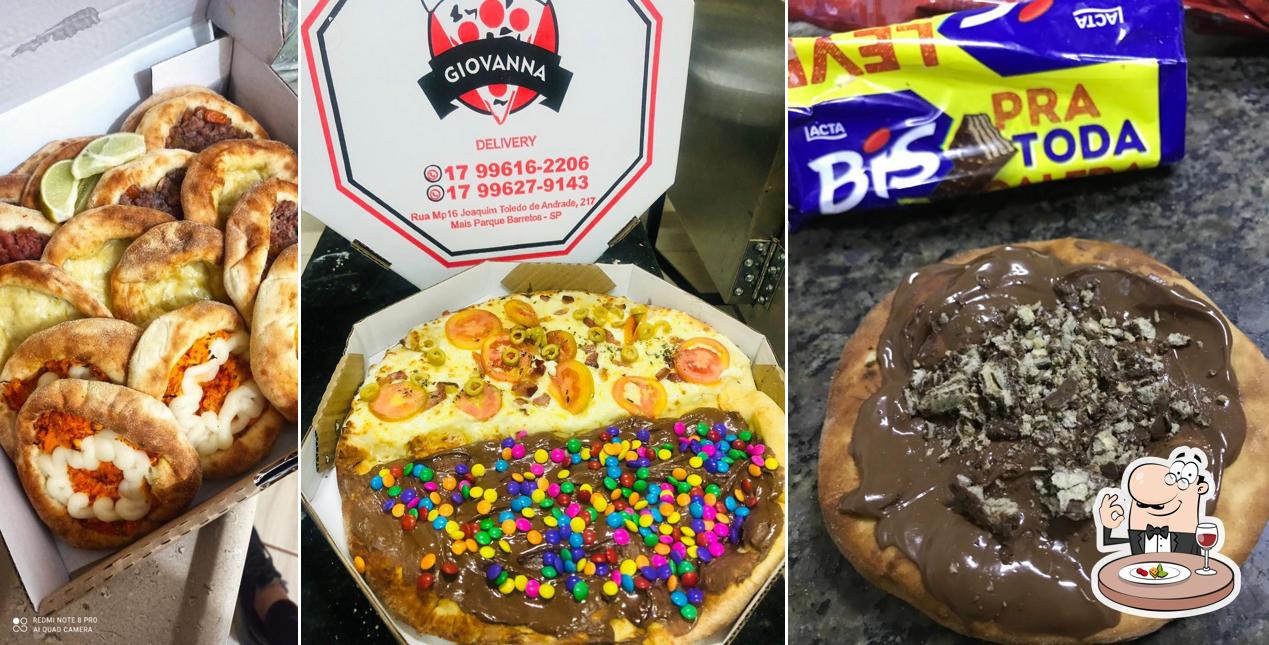 Comida em Pizzaria Giovanna