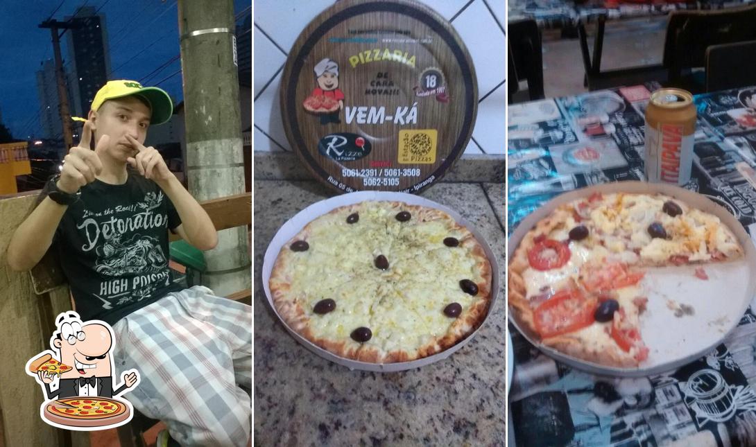 No Vem Ka Pizzaria, você pode provar pizza