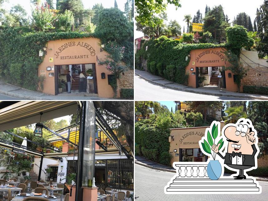 Restaurante Jardines Alberto in Granada Spanish restaurant menu and