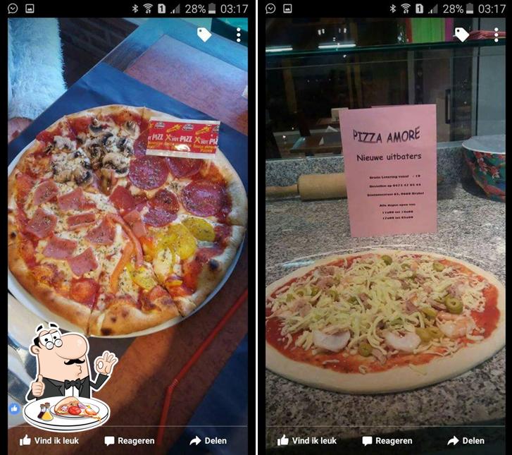 Essayez des pizzas à Pizza Amore