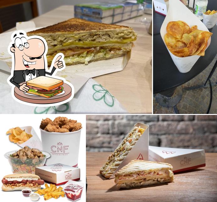 Commmandez un sandwich à CNF restaurant Chick•n•Fries - Fano