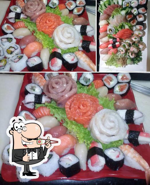 Escolha diversas opções de sushi