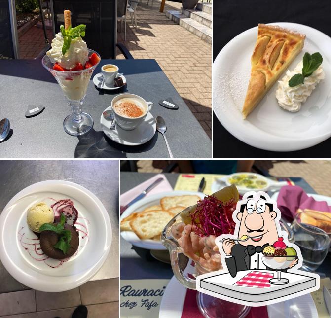 Restaurant la Rauracienne serve un'ampia gamma di dolci