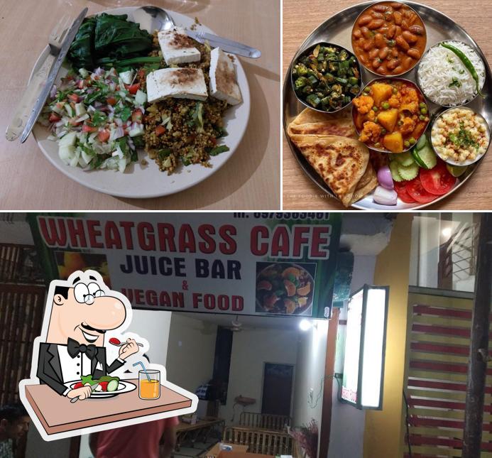 Food at WheatGrass Cafe