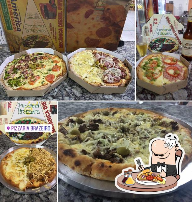 Consiga pizza no Pizzaria Brazeiro Ecológico