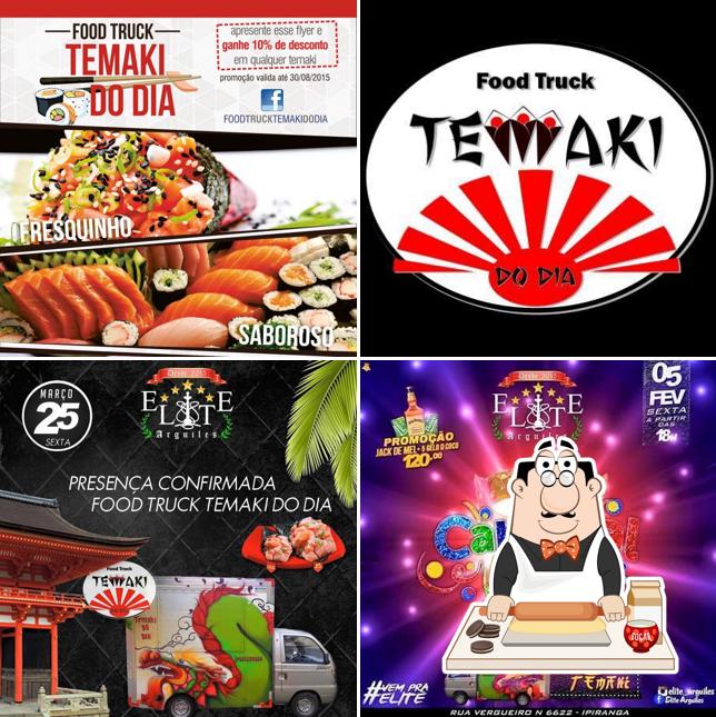 Food Truck Temaki do Dia oferece uma variedade de pratos doces