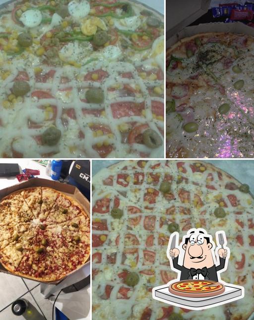 Escolha pizza no Pizzaria Boca Loka