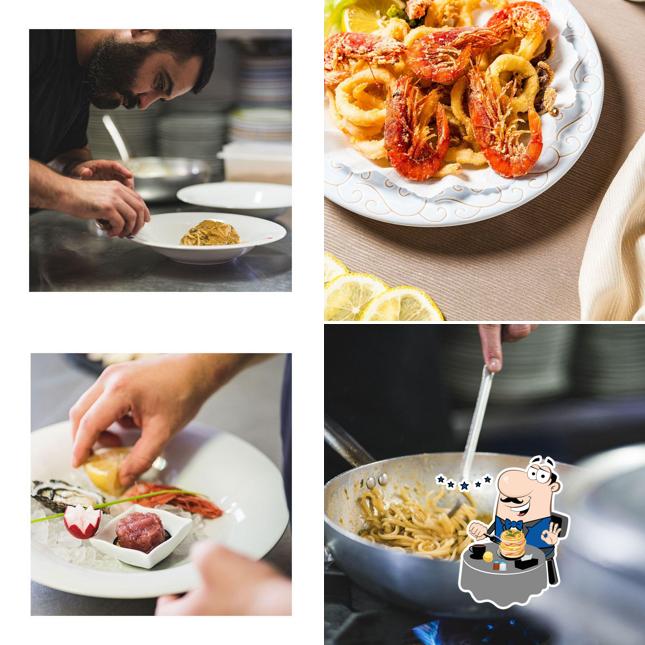Cibo al Ristorante "L'ostrica", La Caletta Siniscola