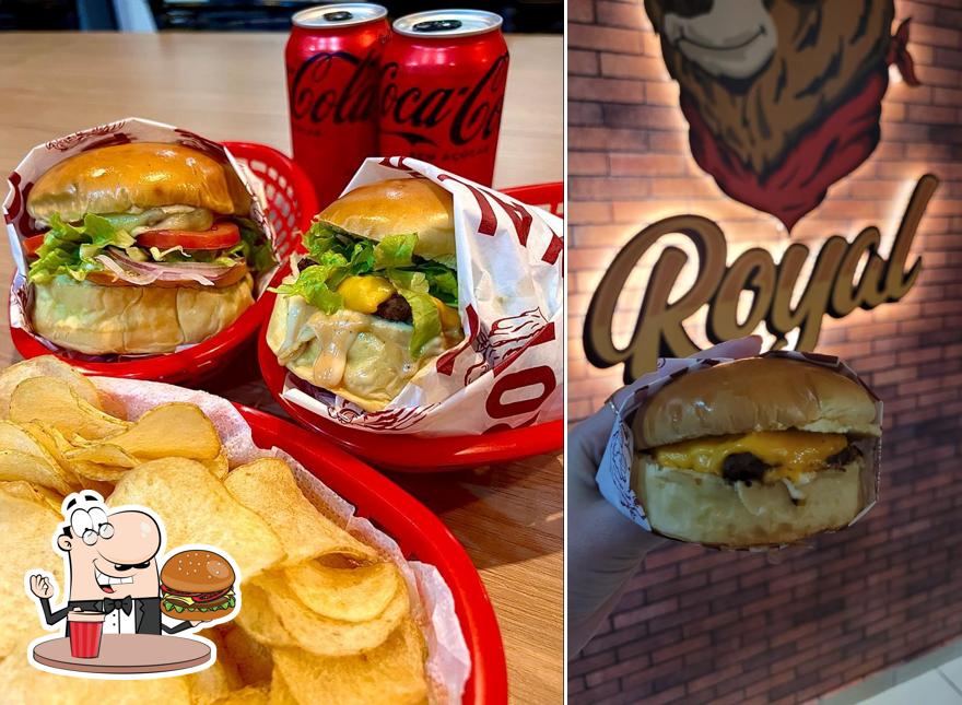 Os hambúrgueres do Royal Hamburgueria irão saciar uma variedade de gostos