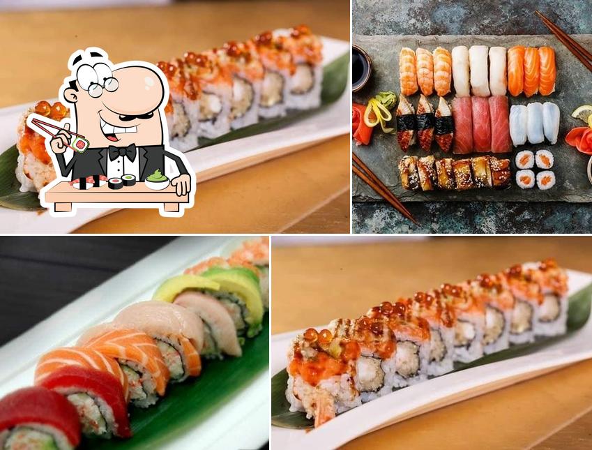 Scegli le varie opzioni di sushi