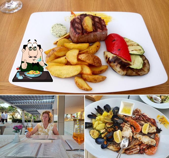 Dai un’occhiata alla immagine che mostra la cibo e tavolo da pranzo di Restaurant DiVino