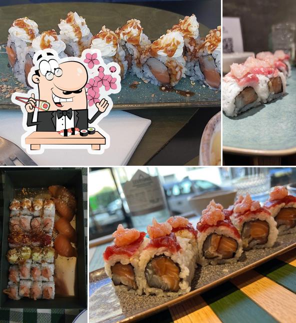 Scegli le varie opzioni di sushi