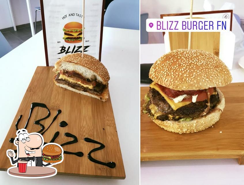 Commandez l'un des hamburgers servi à Blizz Burger