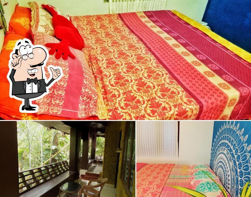 The interior of On the Way Guesthouse c/o Darjeeling Cafe