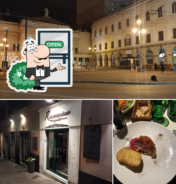 Goditi la vista dagli esterni di Trattoria Rosmarino