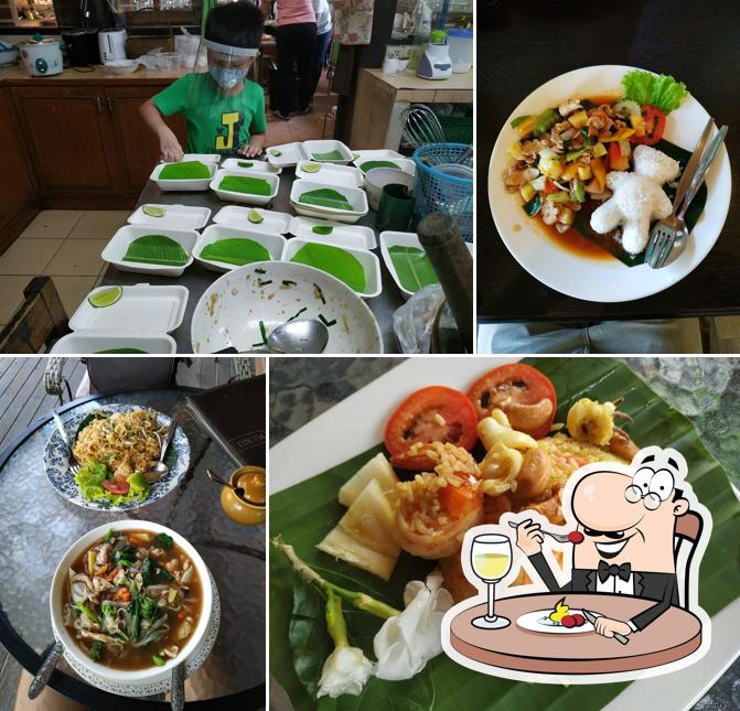 Meals at mountain view cafe Chiangmai