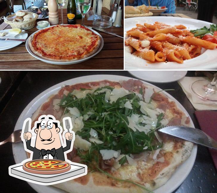 Try out pizza at Pizzeria Ristorante Matteo